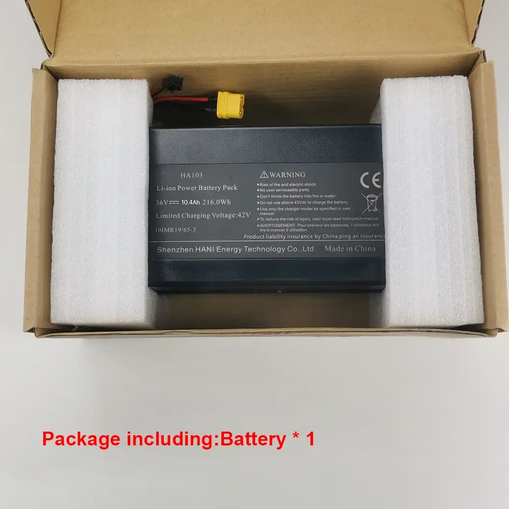 36V 6.0Ah/10.4Ah HA103 Li-ion Power Battery Park